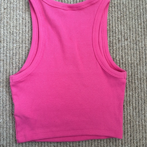H&M Pink Ribbed Tank Top - Picture 2 of 2